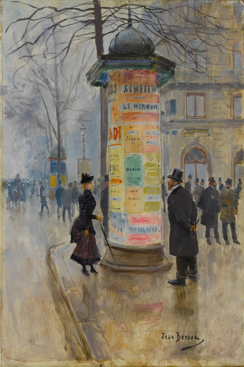 Scène de rue parigina - Jean Béraud