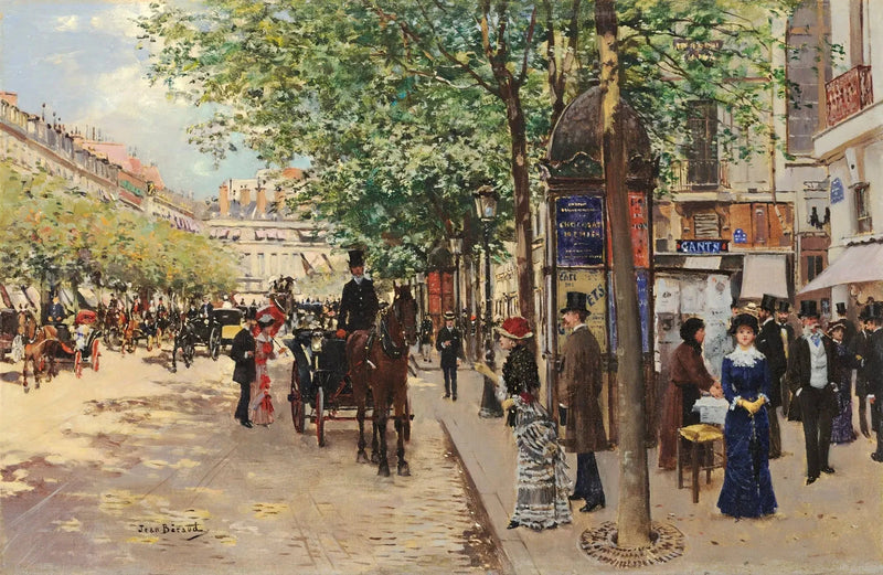 Scène de rue parigina - Jean Béraud