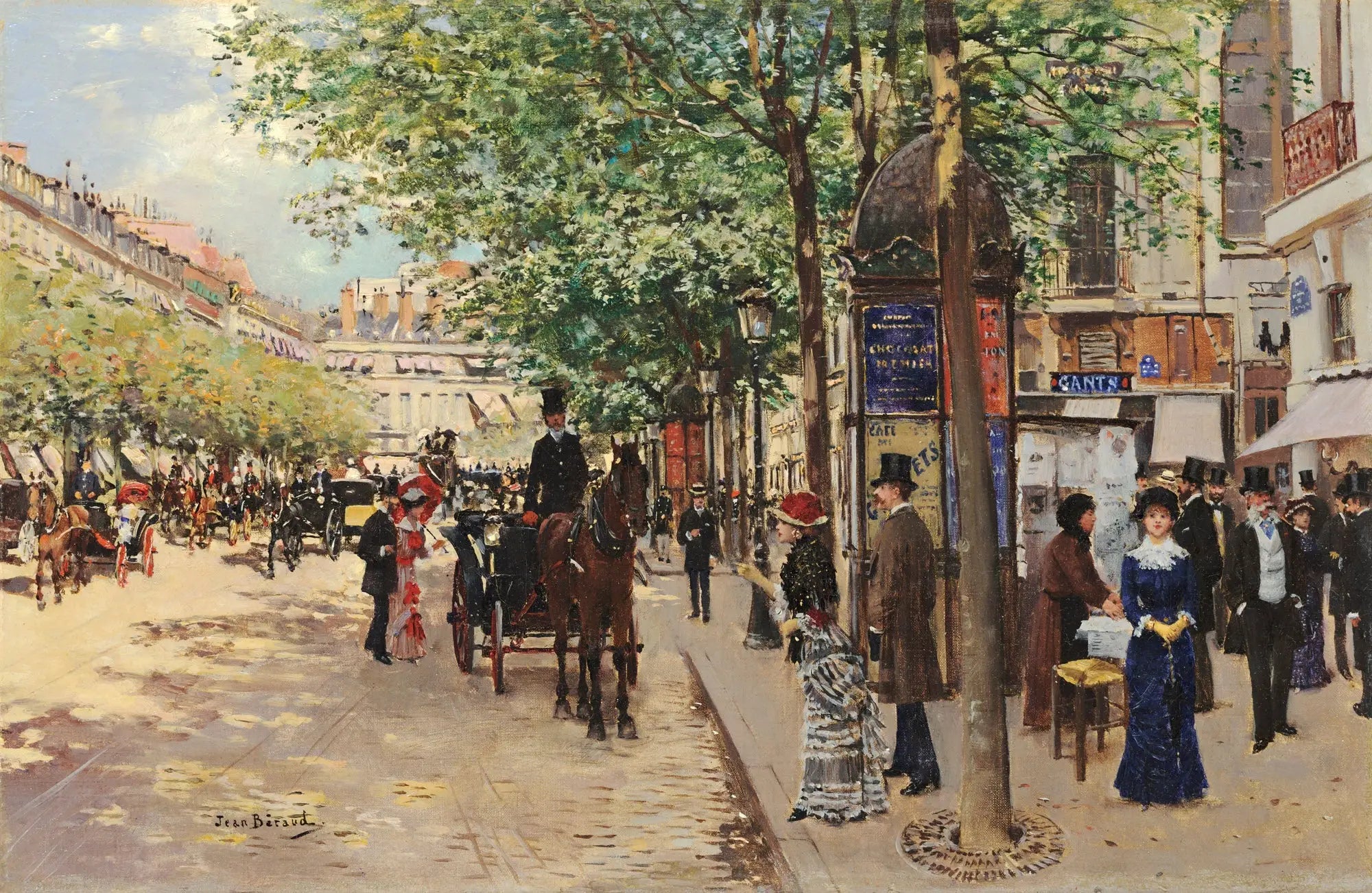 Scène de rue parisienne - Jean Béraud - Alpha Reproduction