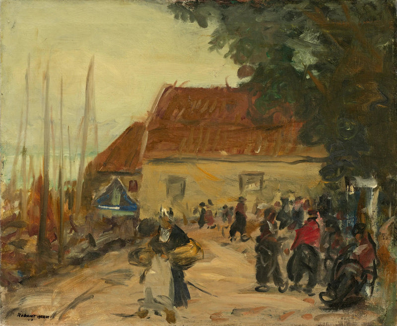 Scène de rue di Volendam - Robert Henri