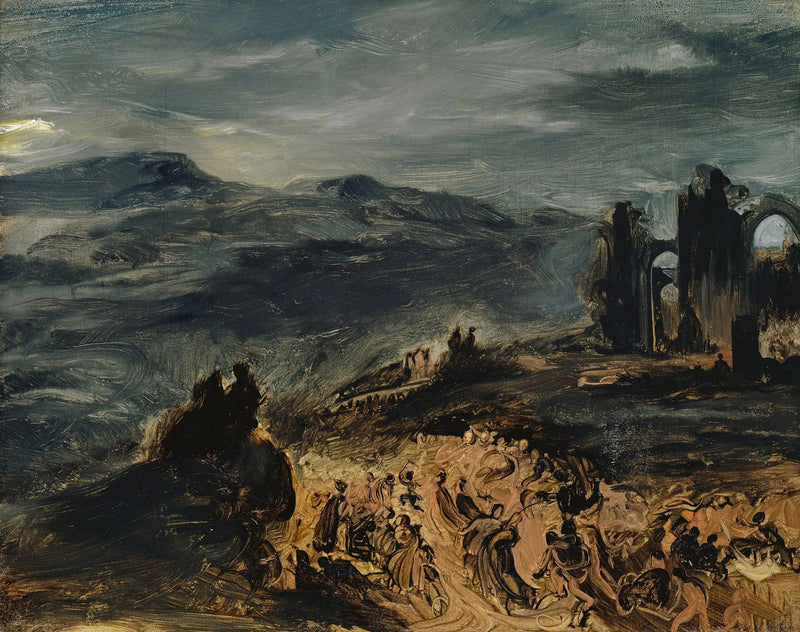 Scena di sabba - Eugène Delacroix
