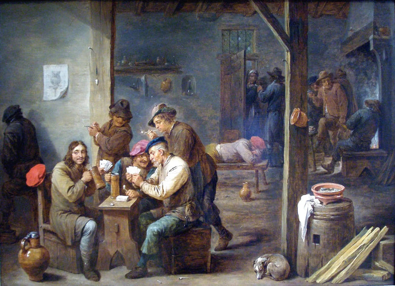 Scène de taverna - David Teniers il Giovane