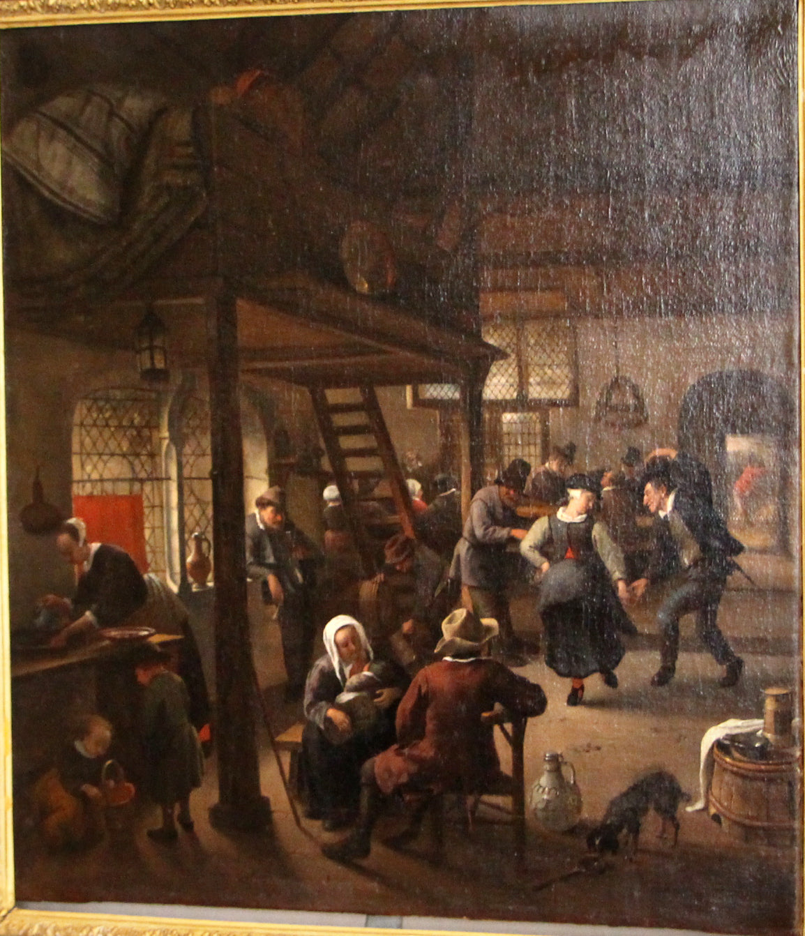 Scène de taverne - Jan Steen image 1 tableau peint à l’huile sur toile