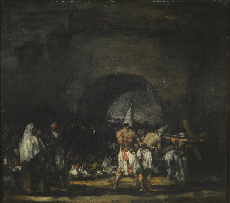 Scène des discipline - Francisco de Goya