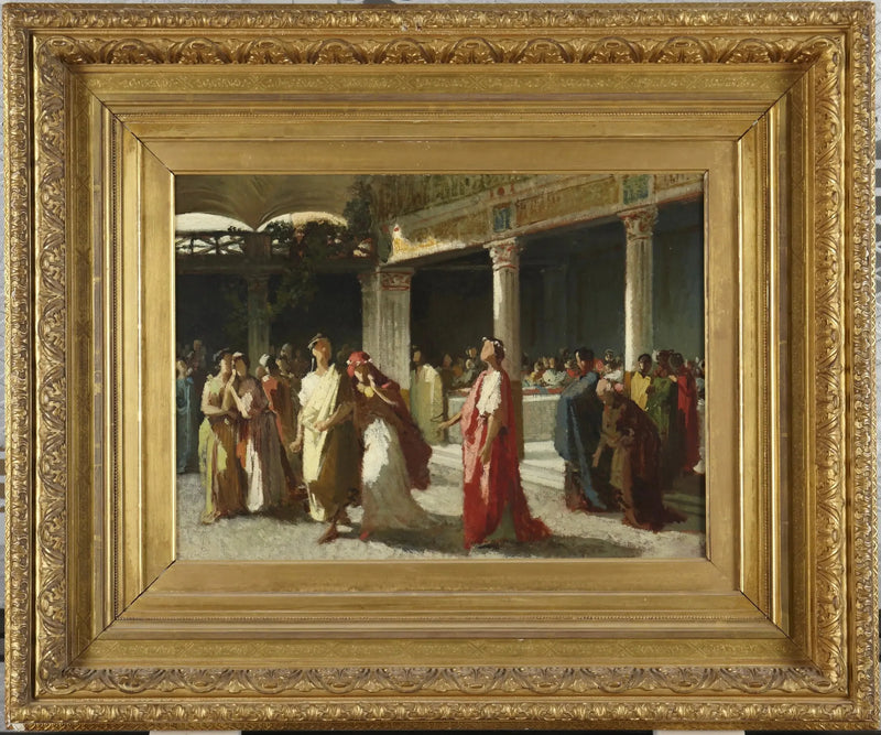 Scène drammatica in un tribunale - Frederic Leighton