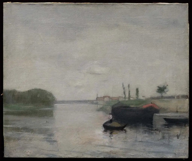 Scène del canale - John Henry Twachtman