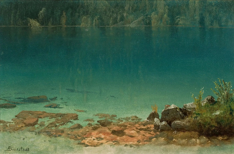 Scène del lago - Albert Bierstadt