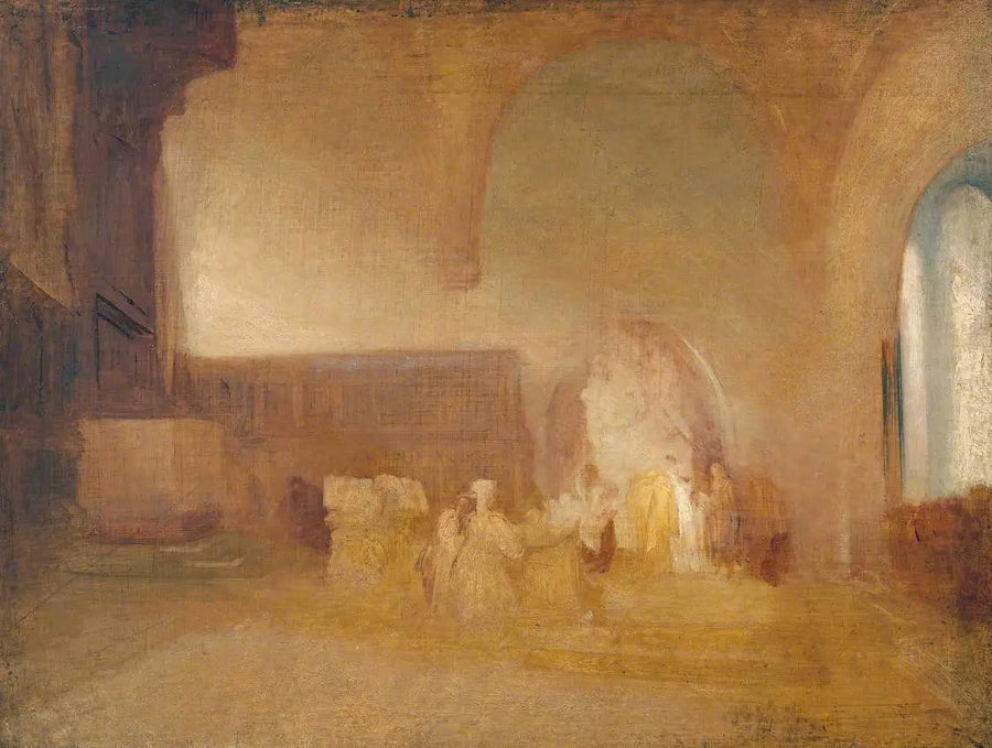 Scena in una Chiesa o Sala a Volta - J. M. W. Turner