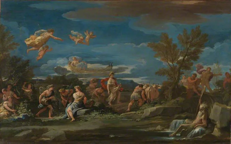 Scène mythologique de l'agriculture - Luca Giordano