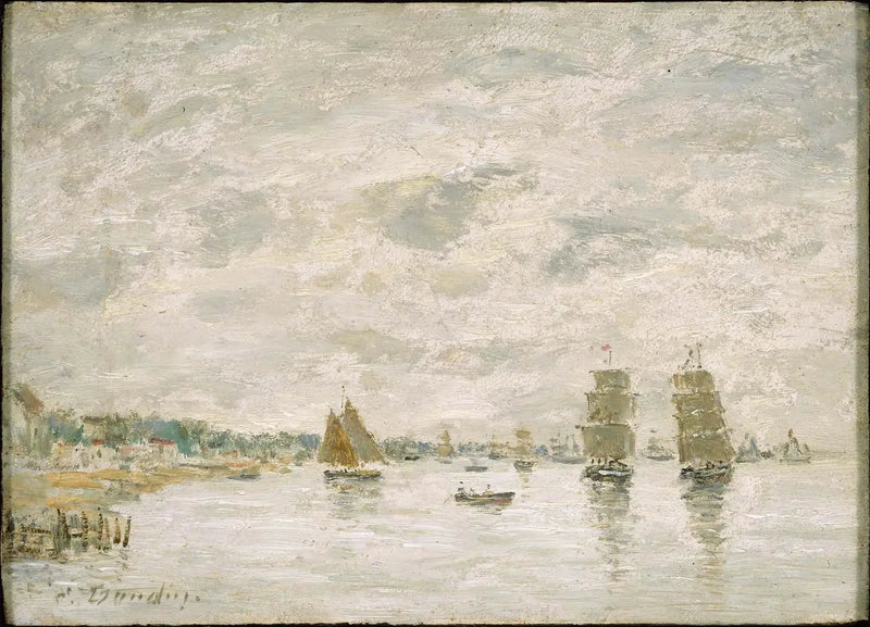 Scena portuale - Eugène Boudin
