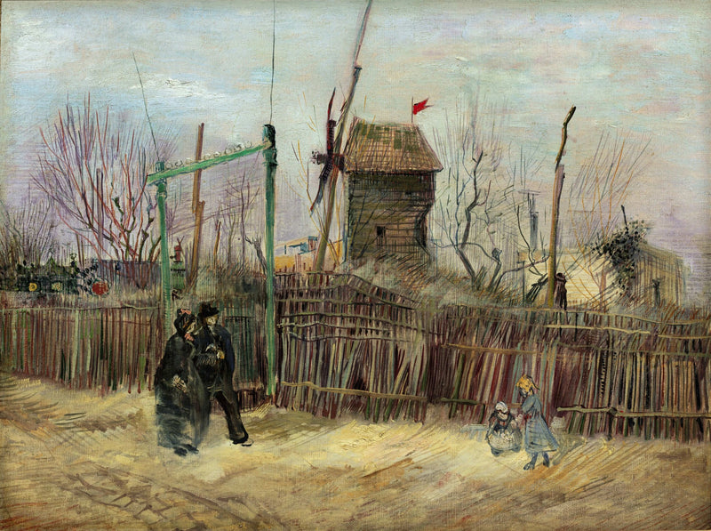 Scena di strada a Montmartre - Vincent van Gogh