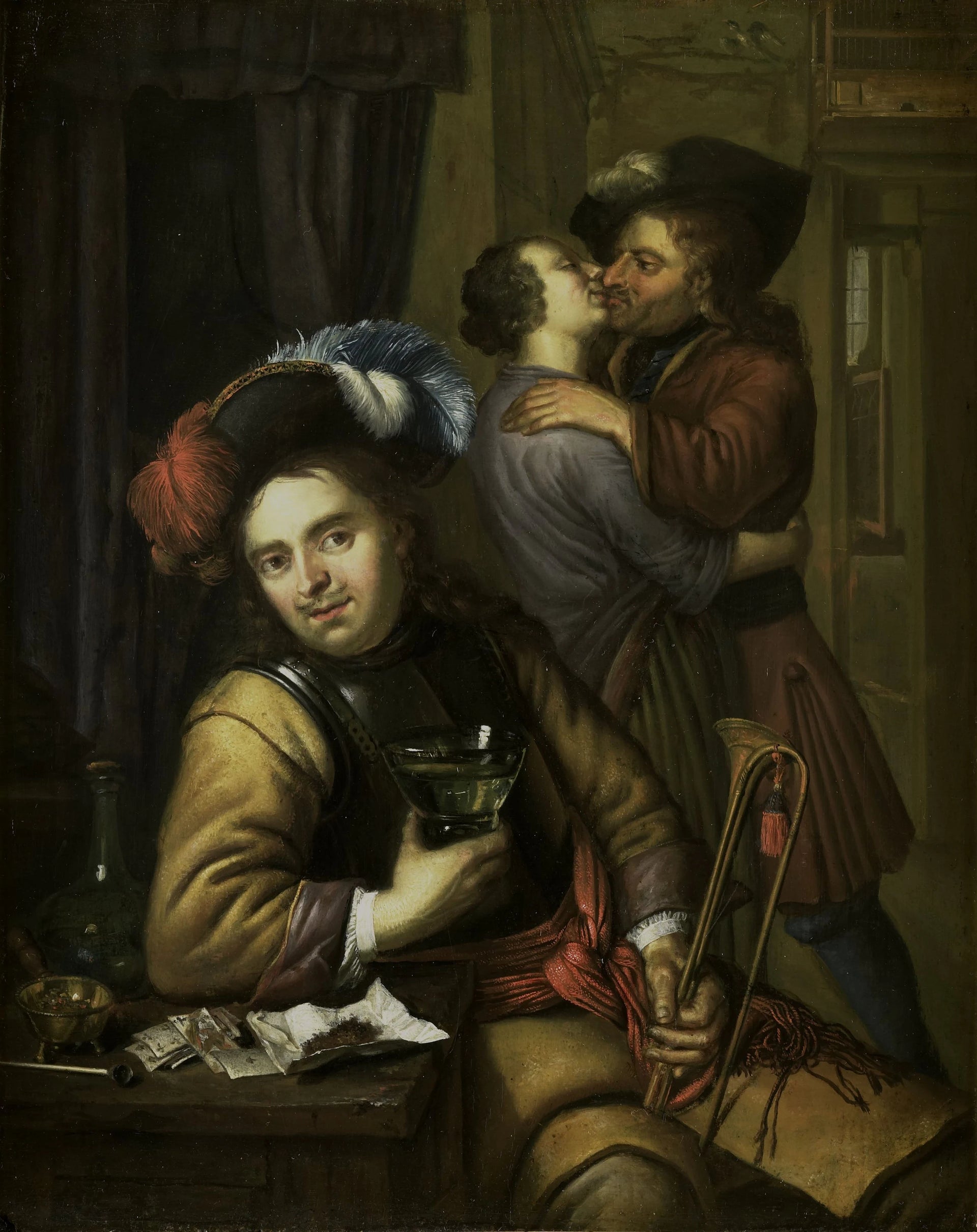 Scène de soldat - Carel de Moor