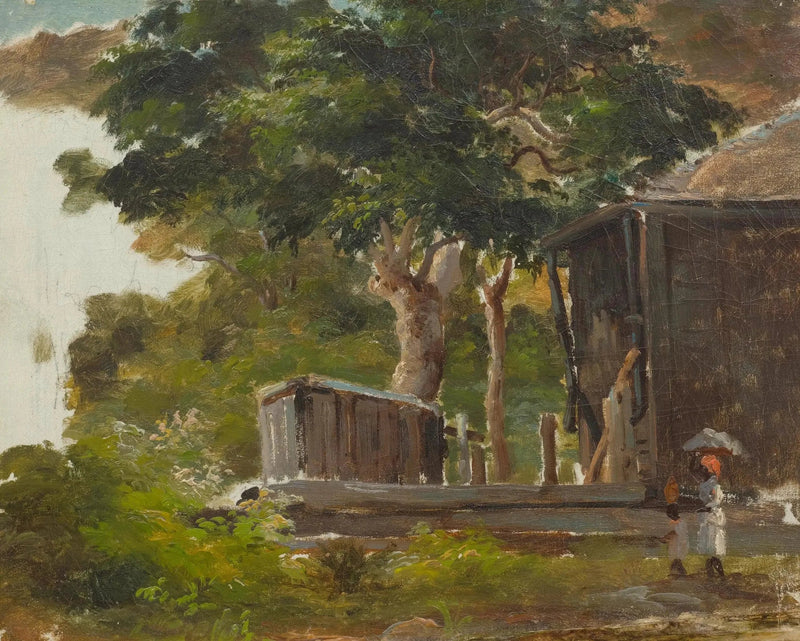 Scena di villaggio - Camille Pissarro