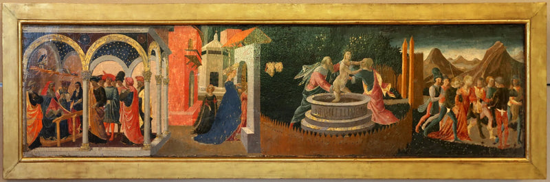 Scene della Storia di Suzanne : Suzanne e gli anziani - Zanobi Strozzi