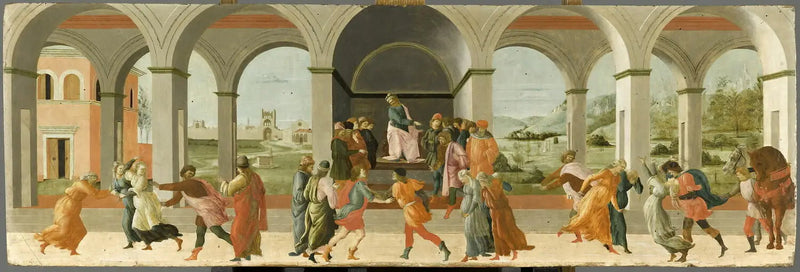 Scene della storia di Virginie - Filippino Lippi