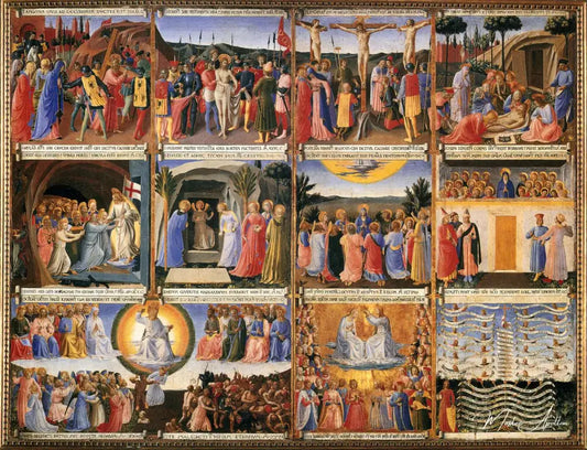 Scènes de la vie du Christ de Fra Angelico - Reproductions de tableaux et peintures haut de gamme