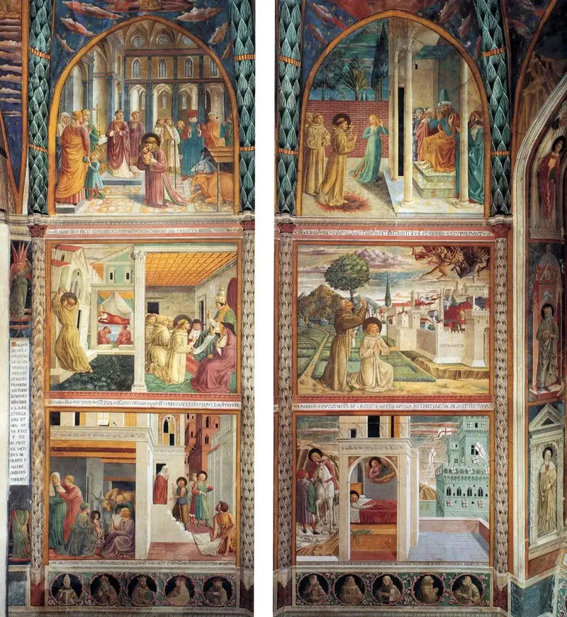Scene della vita di san Francesco - Benozzo Gozzoli