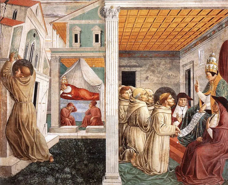 Scene della vita di san Francesco (Scena 5) - Benozzo Gozzoli