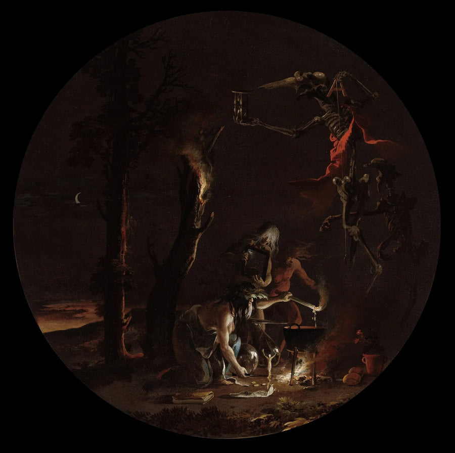 Scènes de sorcellerie : Soirée - Salvator Rosa image 1 tableau peint à l’huile sur toile
