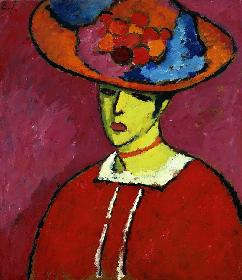 Schokko con cappello a tesa larga - Alexej von Jawlensky