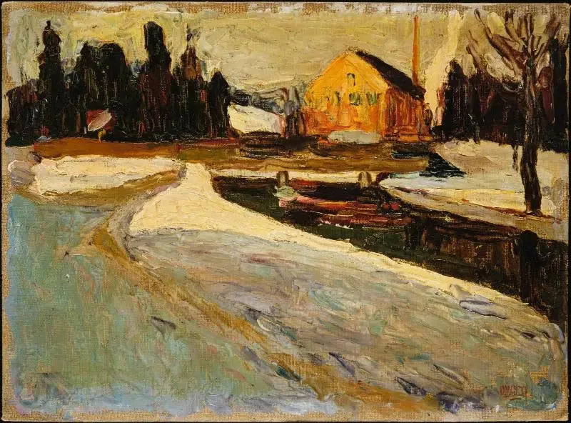 Schwabing, sole d'inverno - Vassily Kandinsky