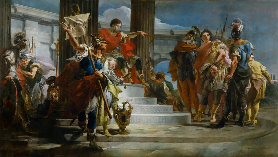 Scipione l'Africano che libera Massiva - Giovanni Battista Tiepolo