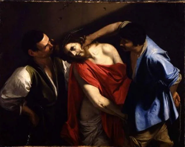 Prendere in giro Cristo - Orazio Gentileschi