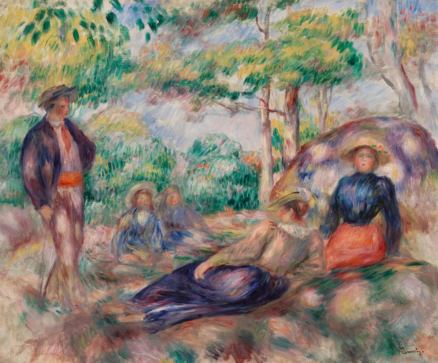 Riposare nell'erba (Il Riposo nell'erba) - Pierre-Auguste Renoir