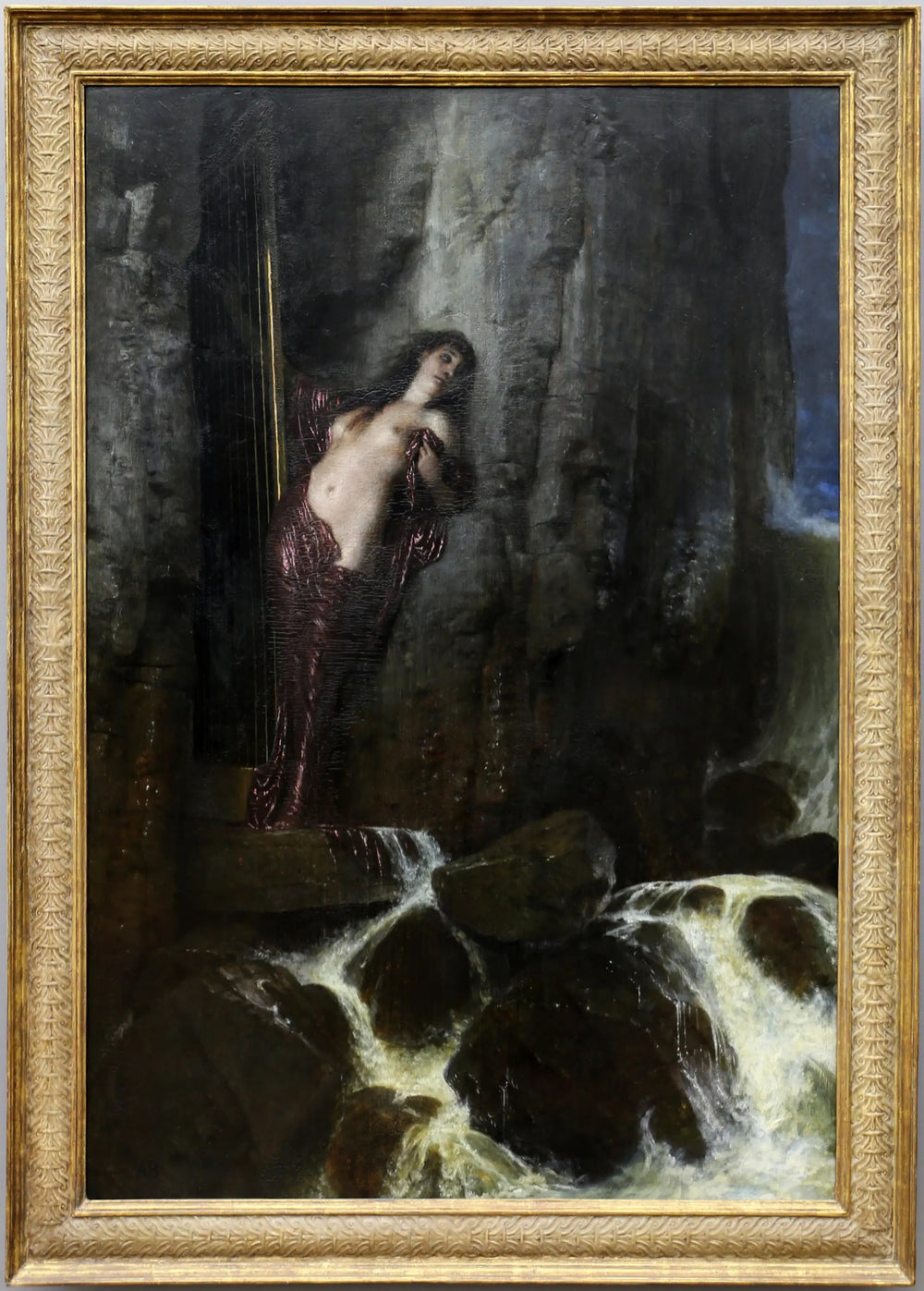 Sea Surf (le son) - Arnold Böcklin image 1 copie peinte à la main à l’huile