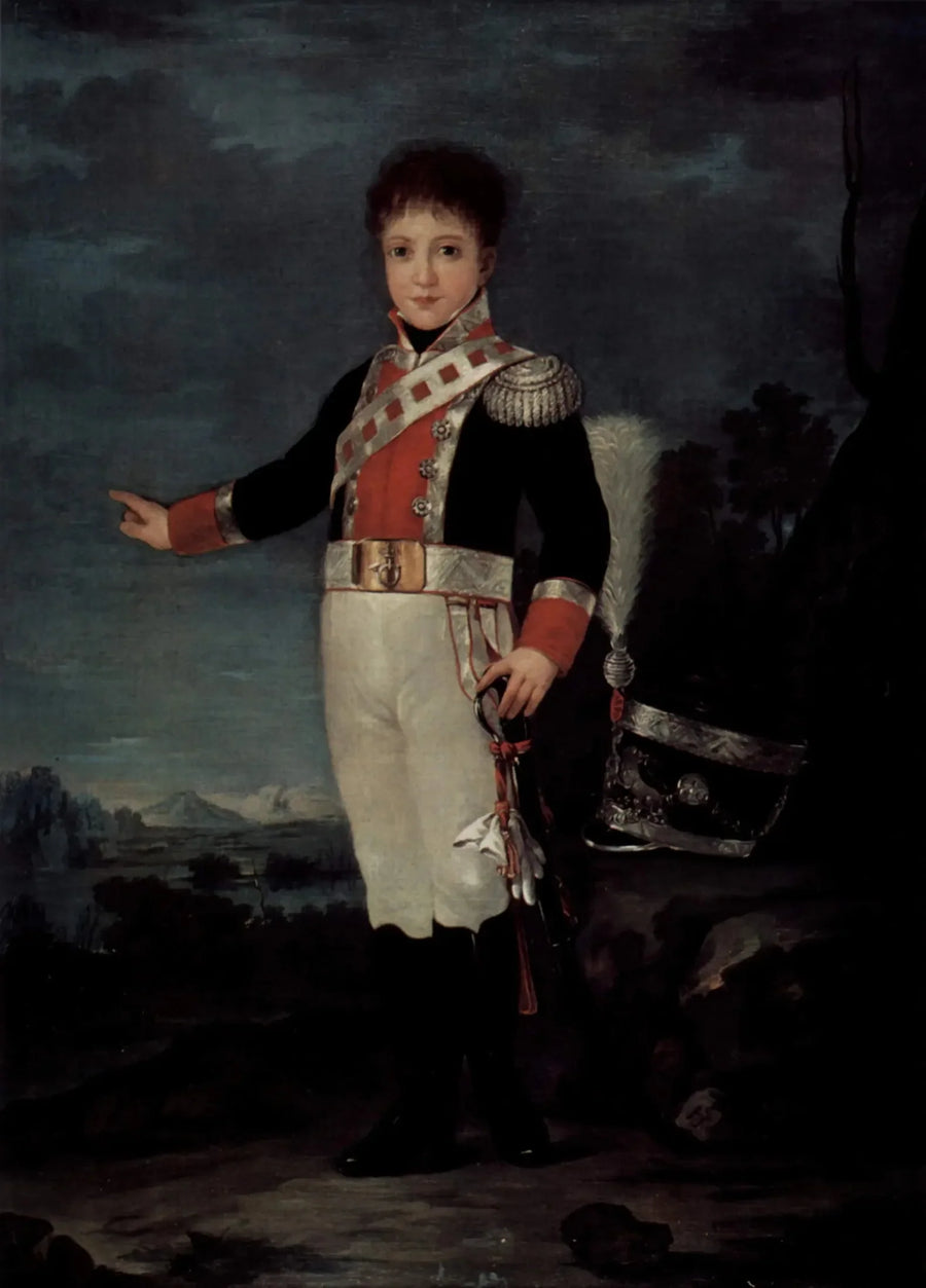 Sebastián Gabriel de Borbón bambino - Francisco de Goya