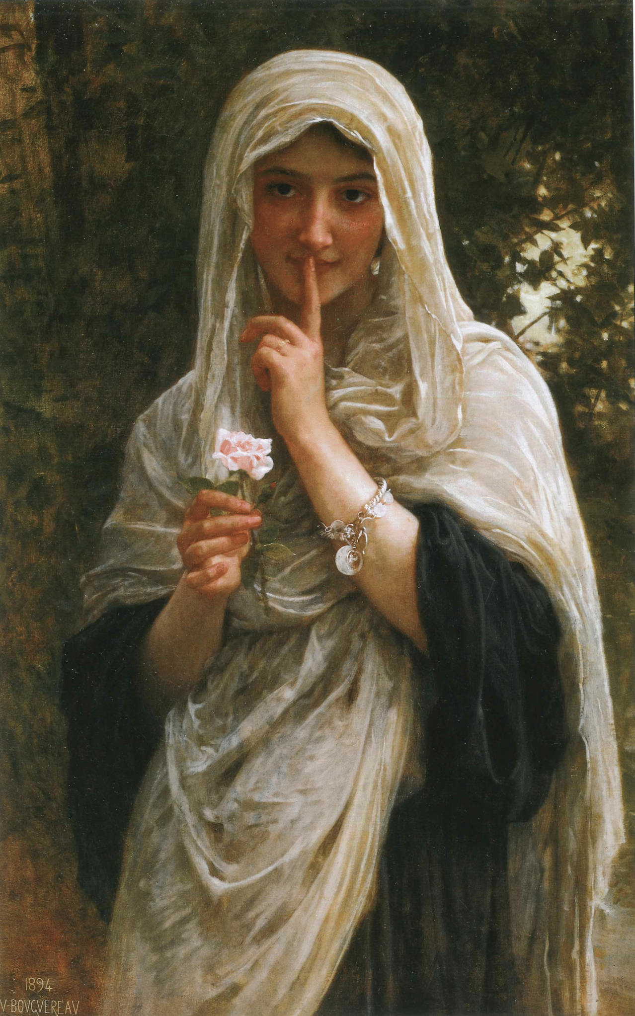 Le Secret (1894) - Bouguereau