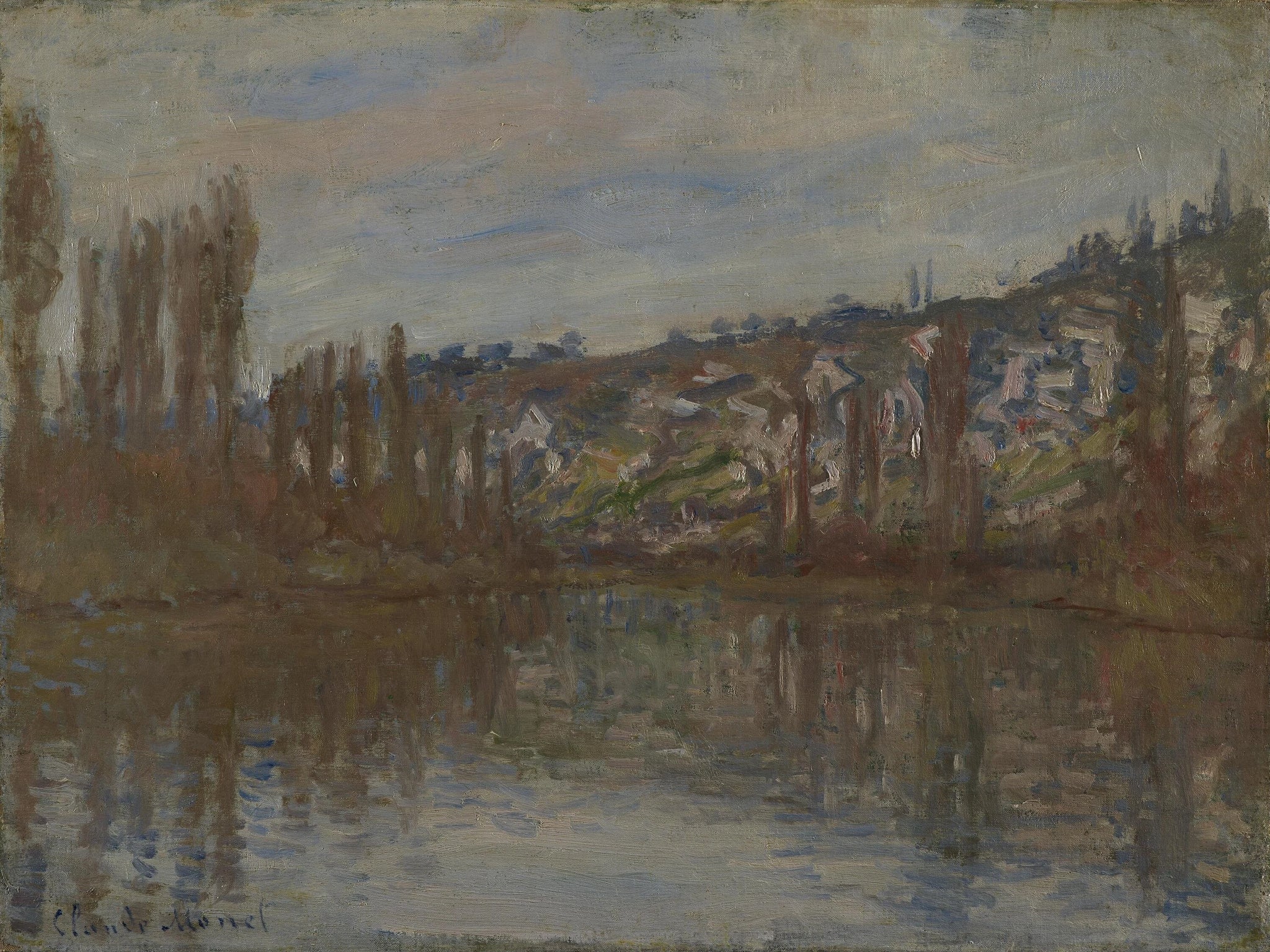 La Seine en aval de Vétheuil W530 par Claude Monet, Musée d’art et d’histoire de Genève