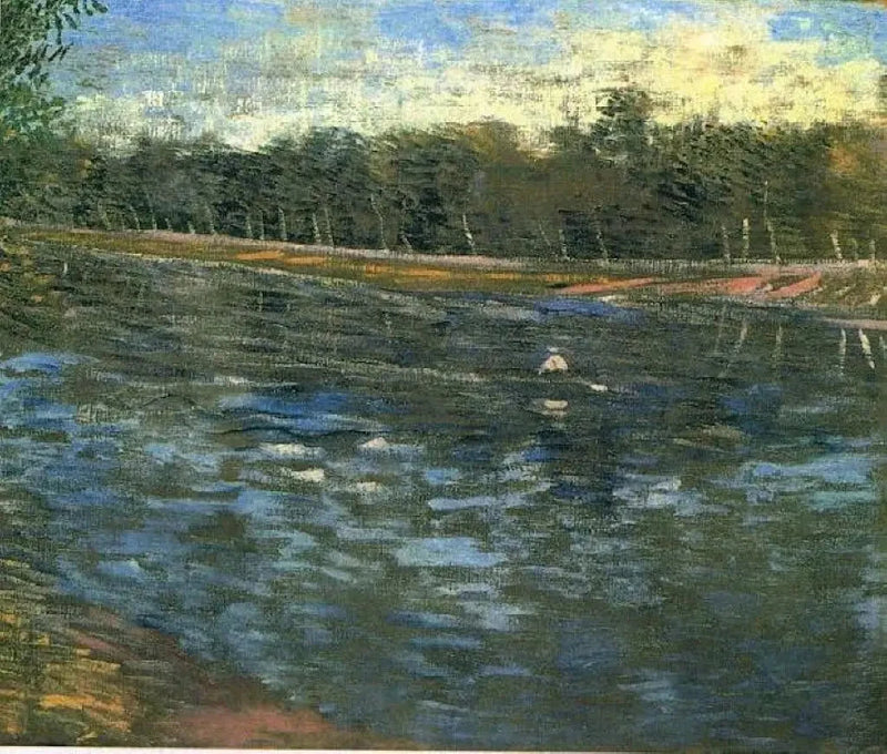 Seine con una barca, La - Vincent van Gogh