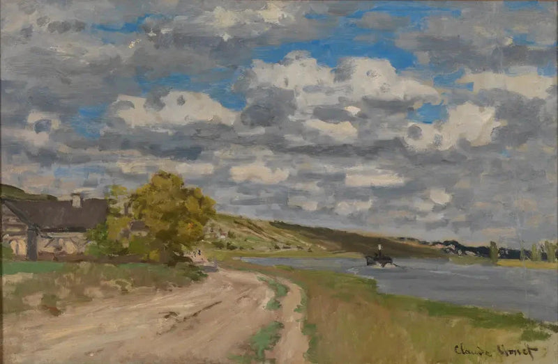 La Senna vicino al suo estuario, Honfleur W115 - Claude Monet