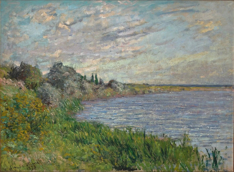 La Senna vicino a Vétheuil W477 - Claude Monet