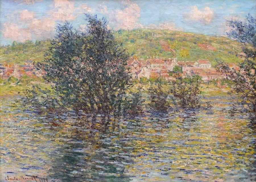 La Senna a Vétheuil, sole dopo pioggia W528 - Claude Monet