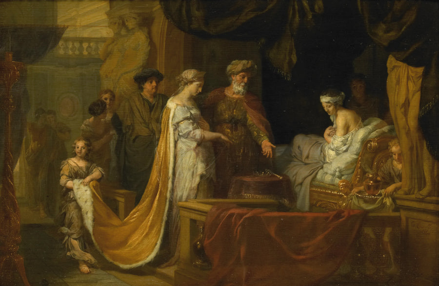 Séleucus renonce à Stratonice en faveur de son fils Antiochus - Gérard de Lairesse
