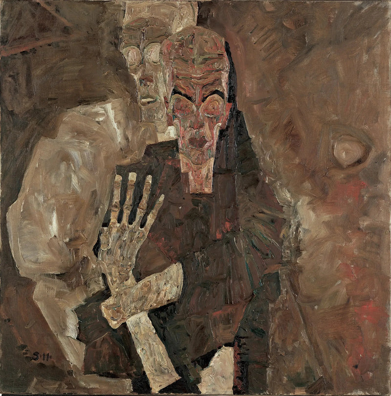 Auto-Vedente II (La Morte e l'Uomo) - Egon Schiele