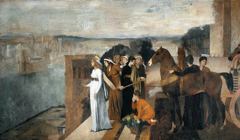 Semiramide che costruisce Babilonia - Edgar Degas