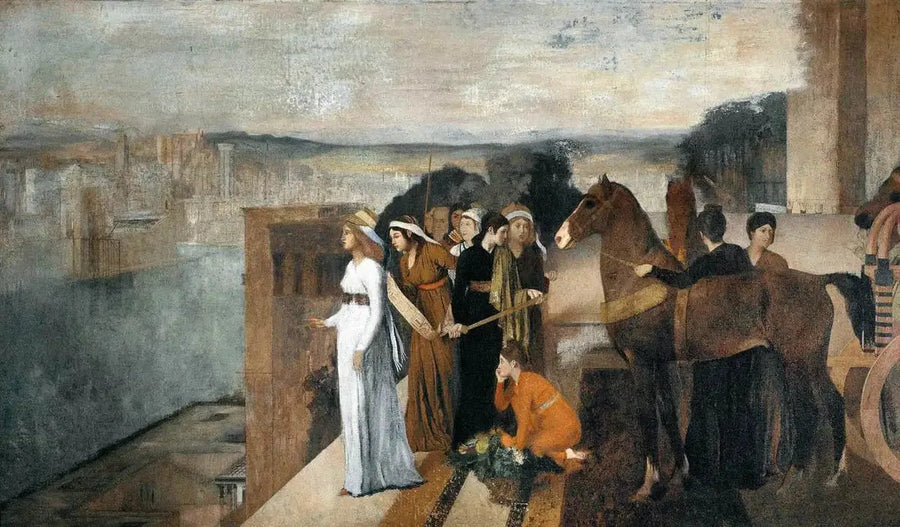 Semiramide che costruisce Babilonia - Edgar Degas