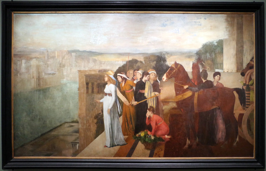 Semiramide che costruisce Babilonia - Edgar Degas