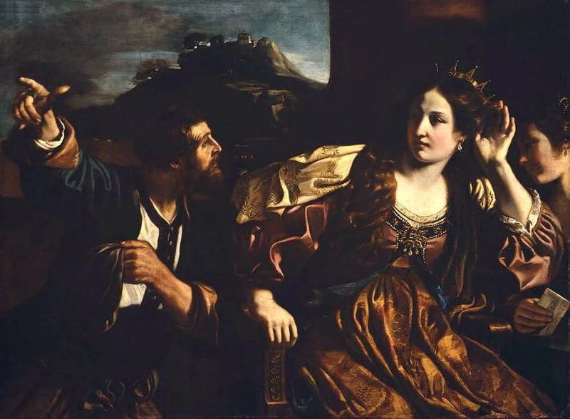 Sémiramis riceve la notizia della rivolta di Babilonia - Guercino