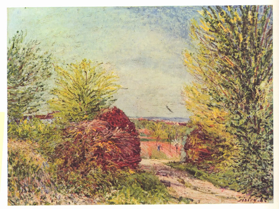 Sentiero a Veneux-Nadon in primavera - Alfred Sisley