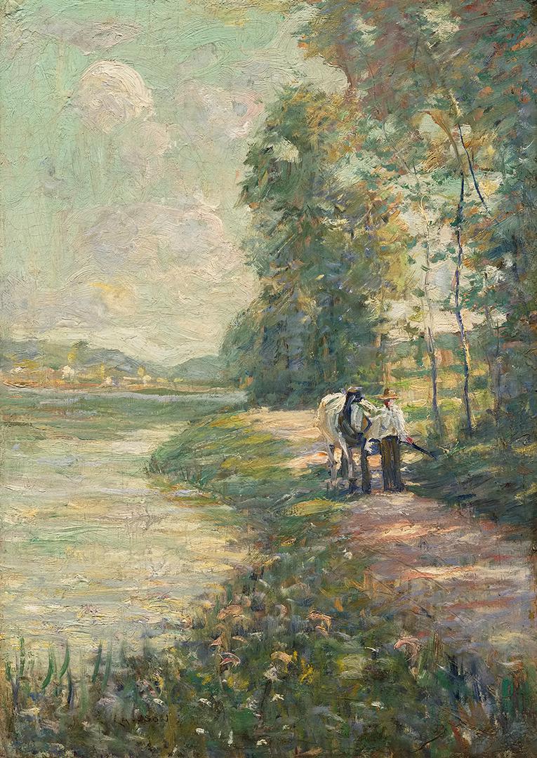 Sentiero lungo il fiume - Ernest Lawson