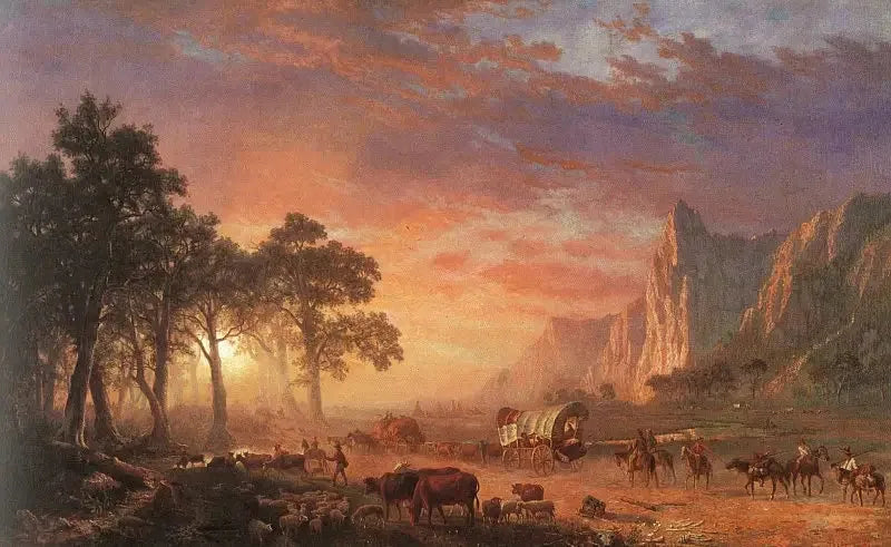 Sentiero dell'Oregon - Albert Bierstadt