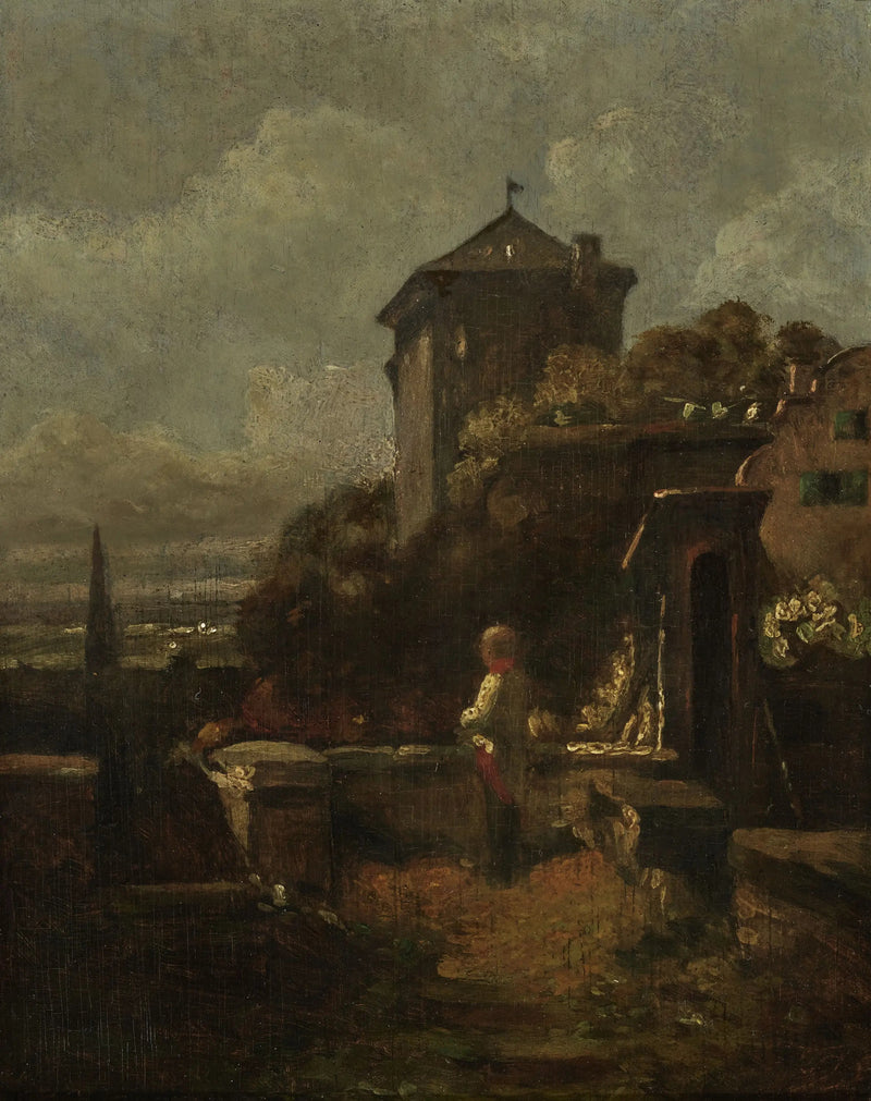 Sentinella sulle mura - Carl Spitzweg