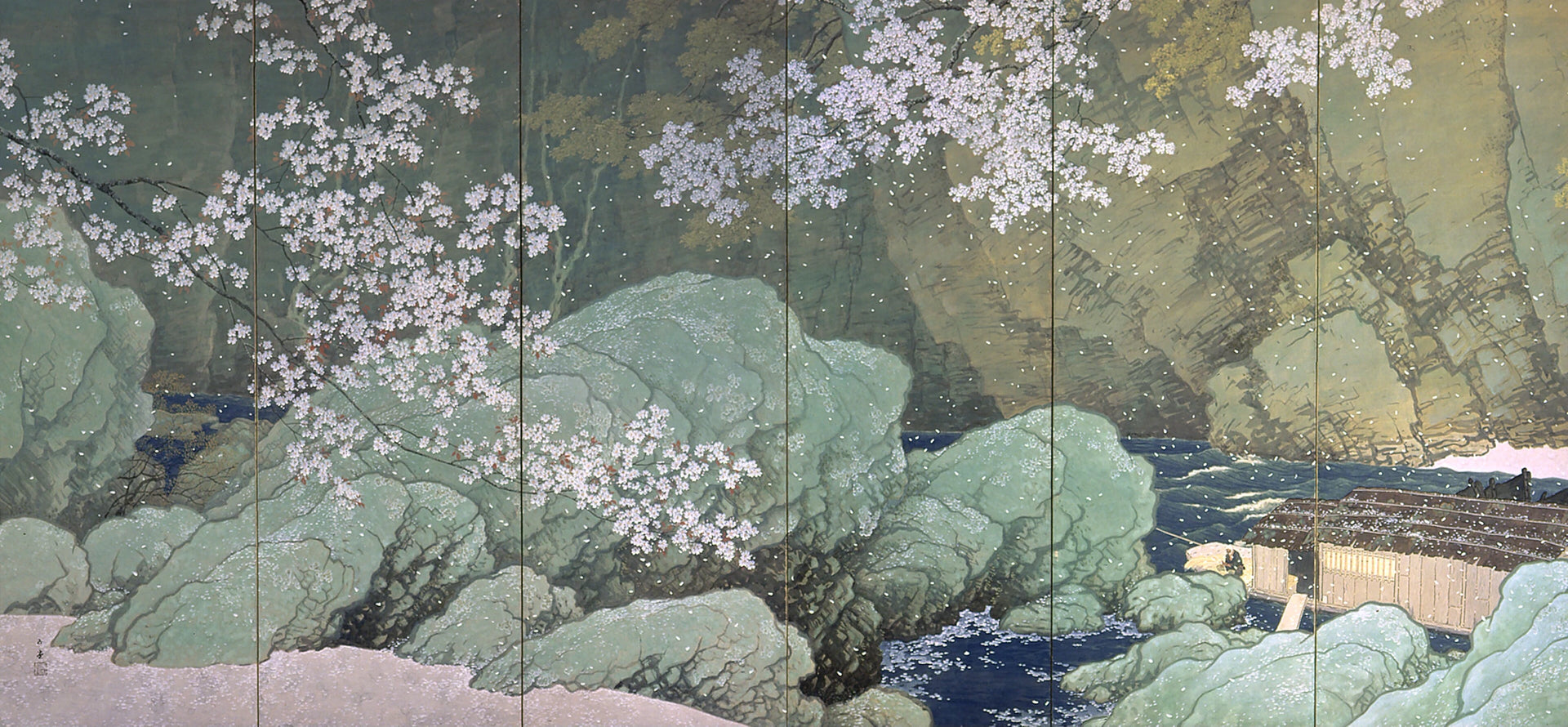 Séparation du printemps, Kawai Gyokudō, 1916