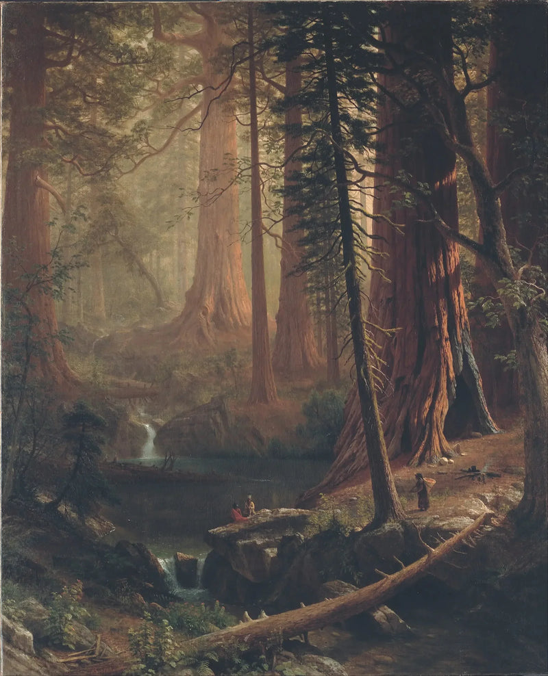 Sequoie giganti della California - Albert Bierstadt
