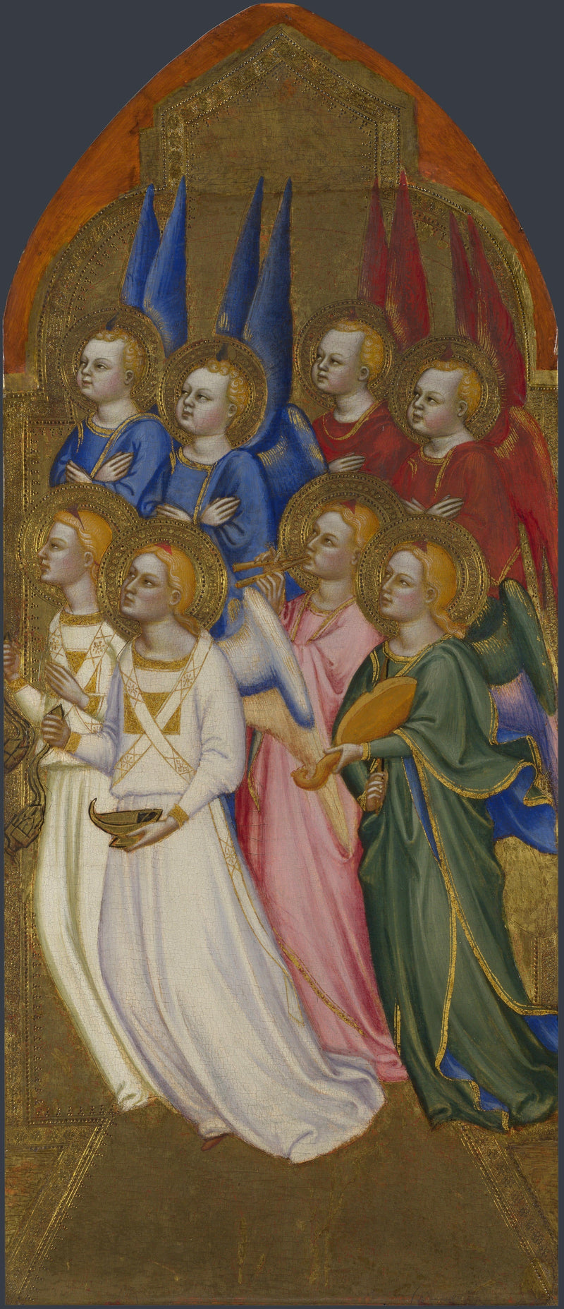 Serafini, cherubini e angeli adoratori - Jacopo di Cione