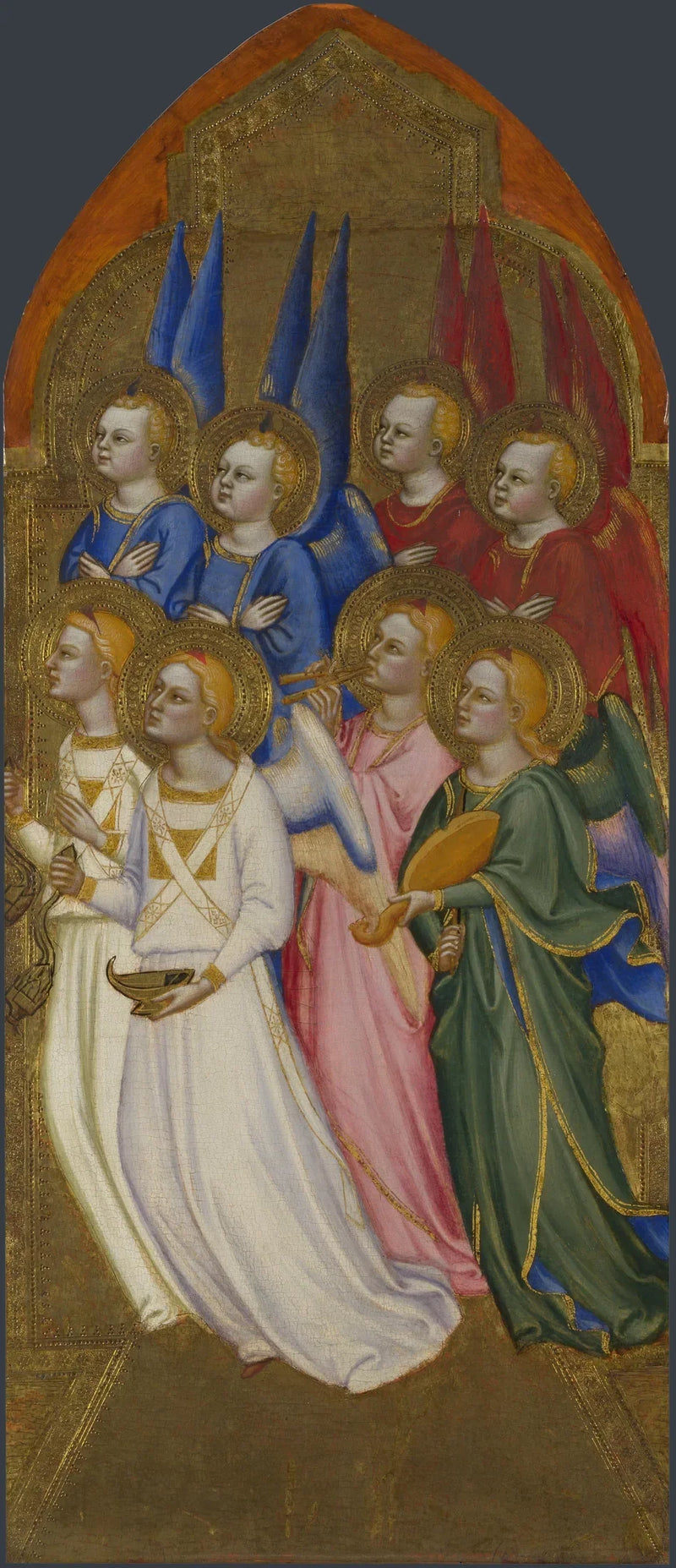 Serafini, cherubini e angeli adoratori - Jacopo di Cione
